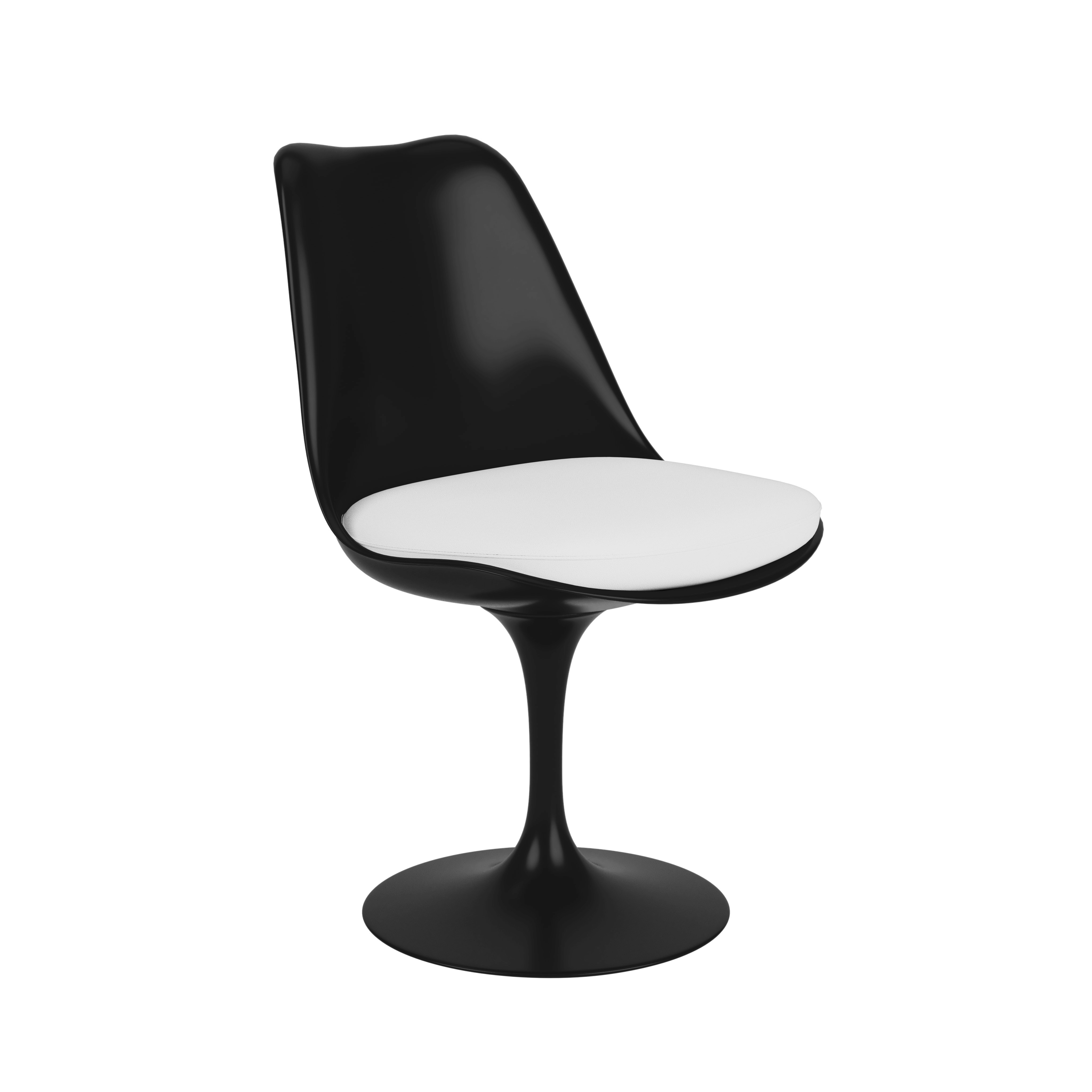Saarinen Tulip Side Chair, Upholstered Seat