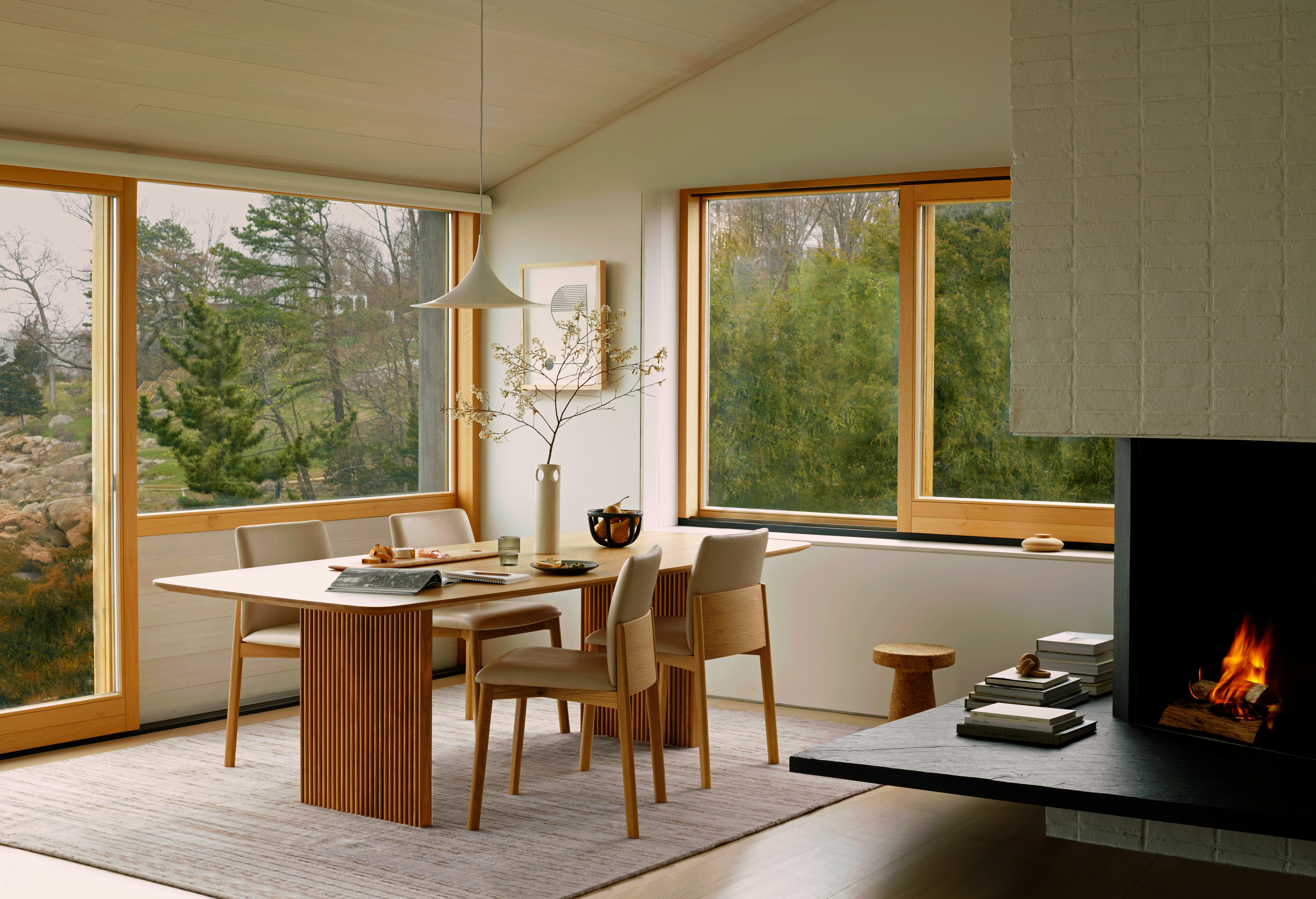 Ten Table and Contour Chairs