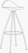 Onda Stool 18 Bar Height