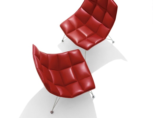 Jehs+Laub Lounge Chair in leather