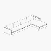Right Facing Chaise