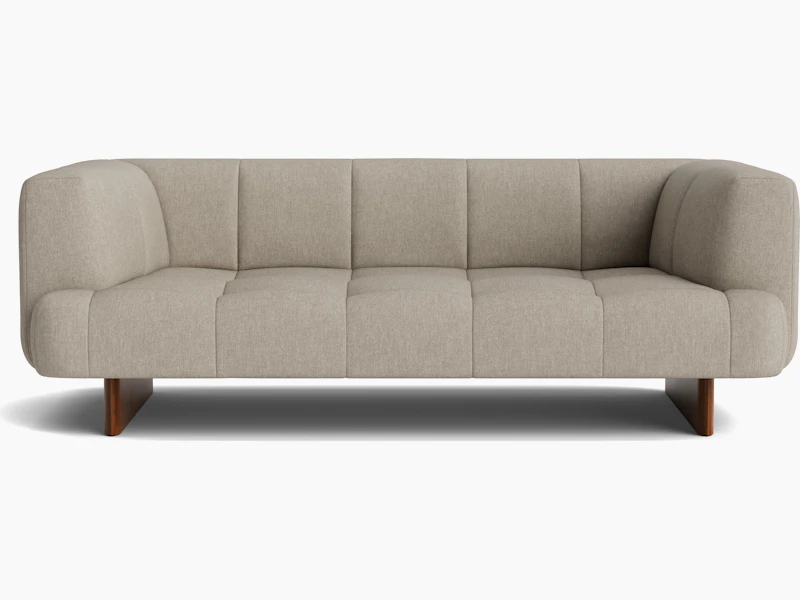 Quilton Lift Sofa - 2-Seat Sofa, Metaphor, Gazebo, Lacquered Walnut