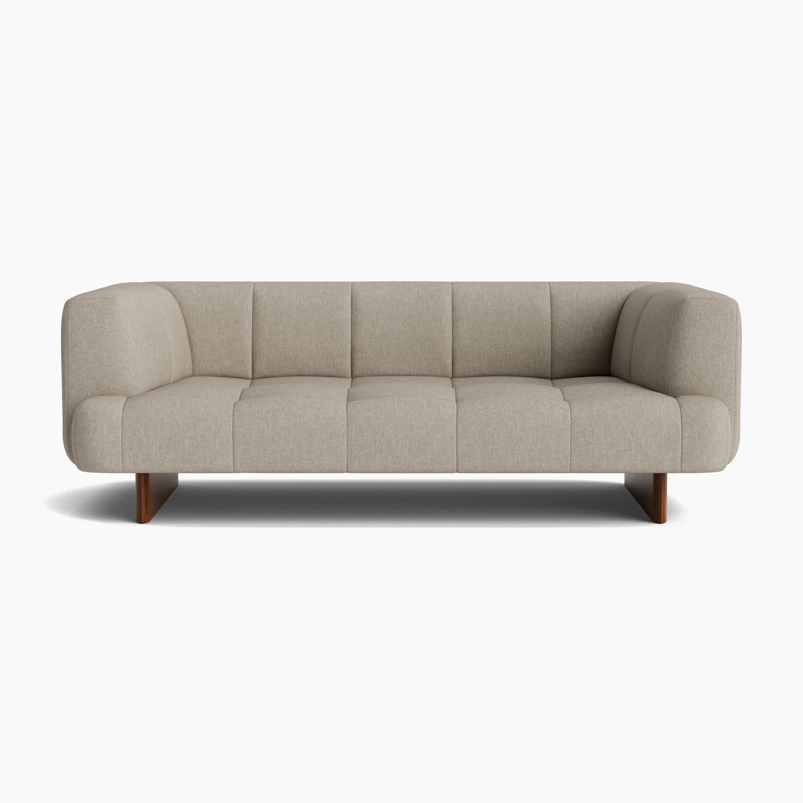 Quilton Lift Sofa - 2-Seat Sofa, Metaphor, Gazebo, Lacquered Walnut
