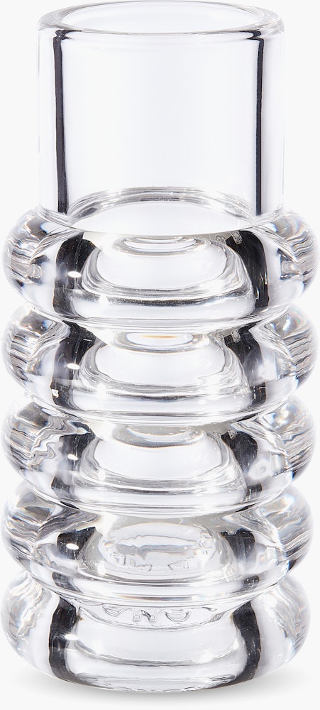 Press Stem Vase - Glass