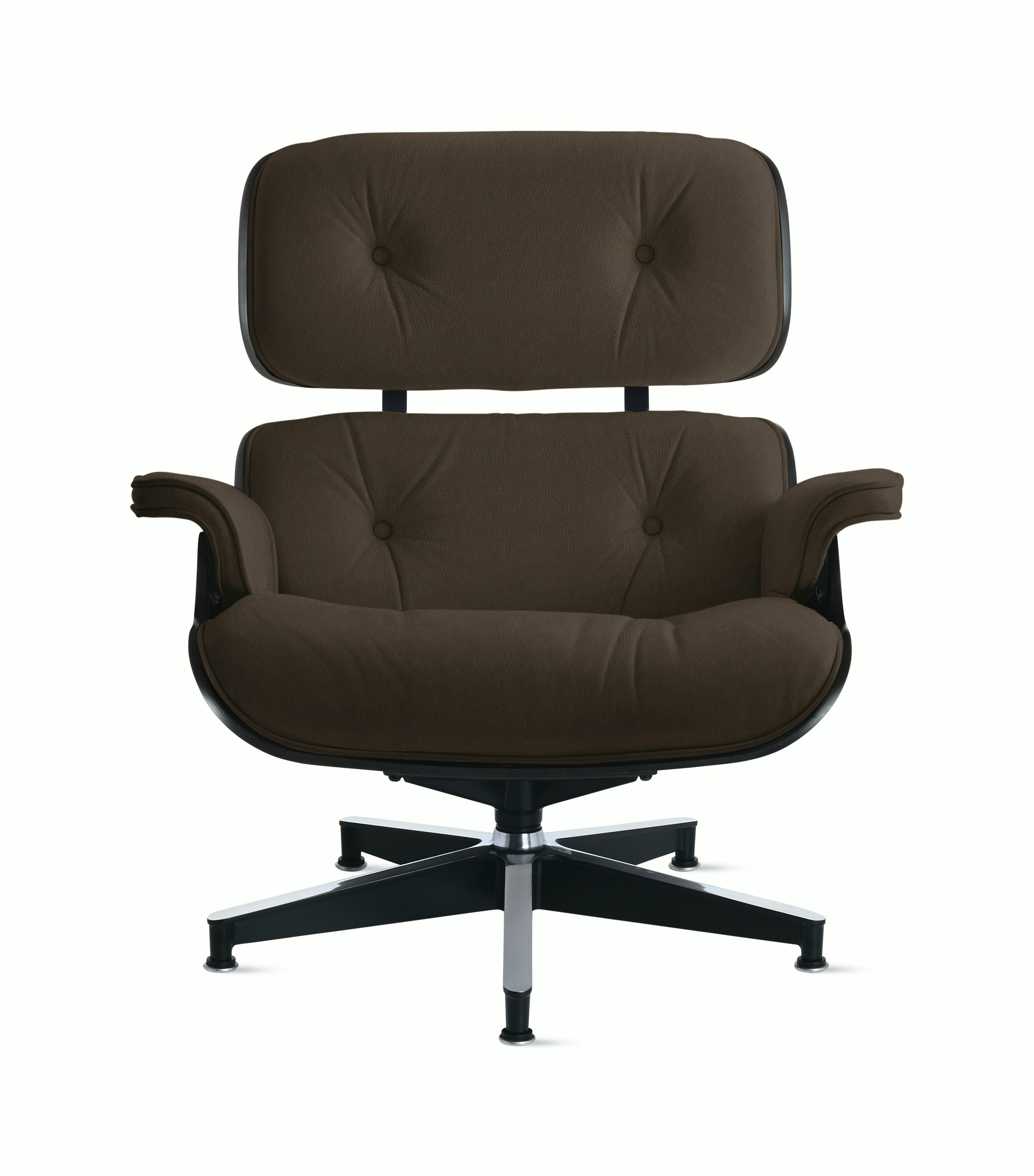 Eames Lounge Chair in Prone and Stow leathers