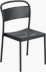 Linear Steel Chair - Side Chair,  Black