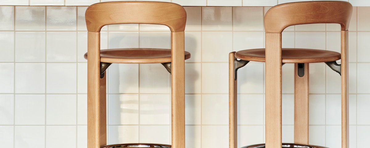 Rey Dining Stool at a kitchen counter