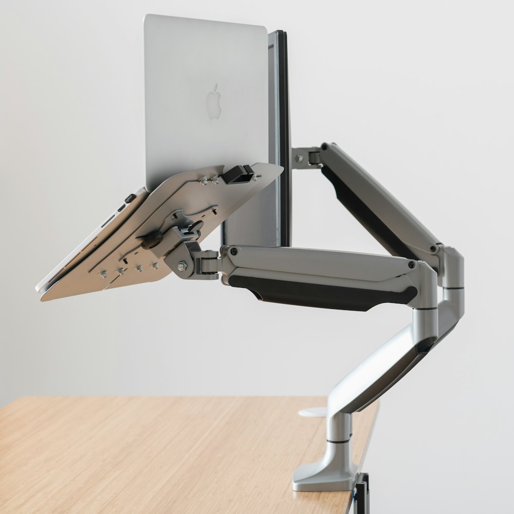 Jarvis Dual Monitor Arm with Laptop Tray