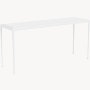 1966 Dining Table - 60x18, White, White Porcelain