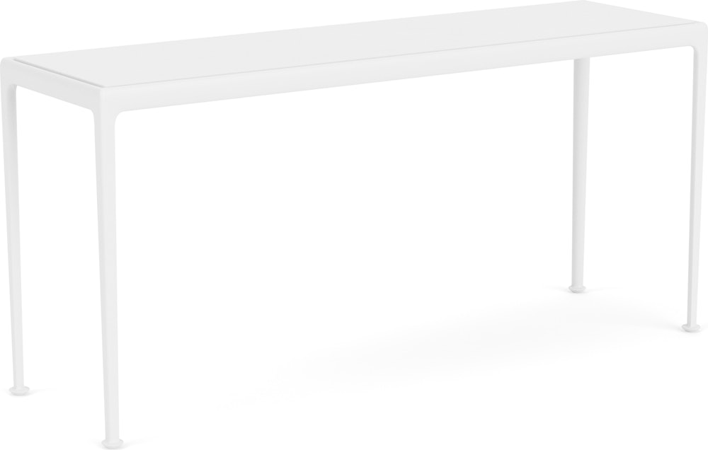 1966 Dining Table - 60x18, White, White Porcelain
