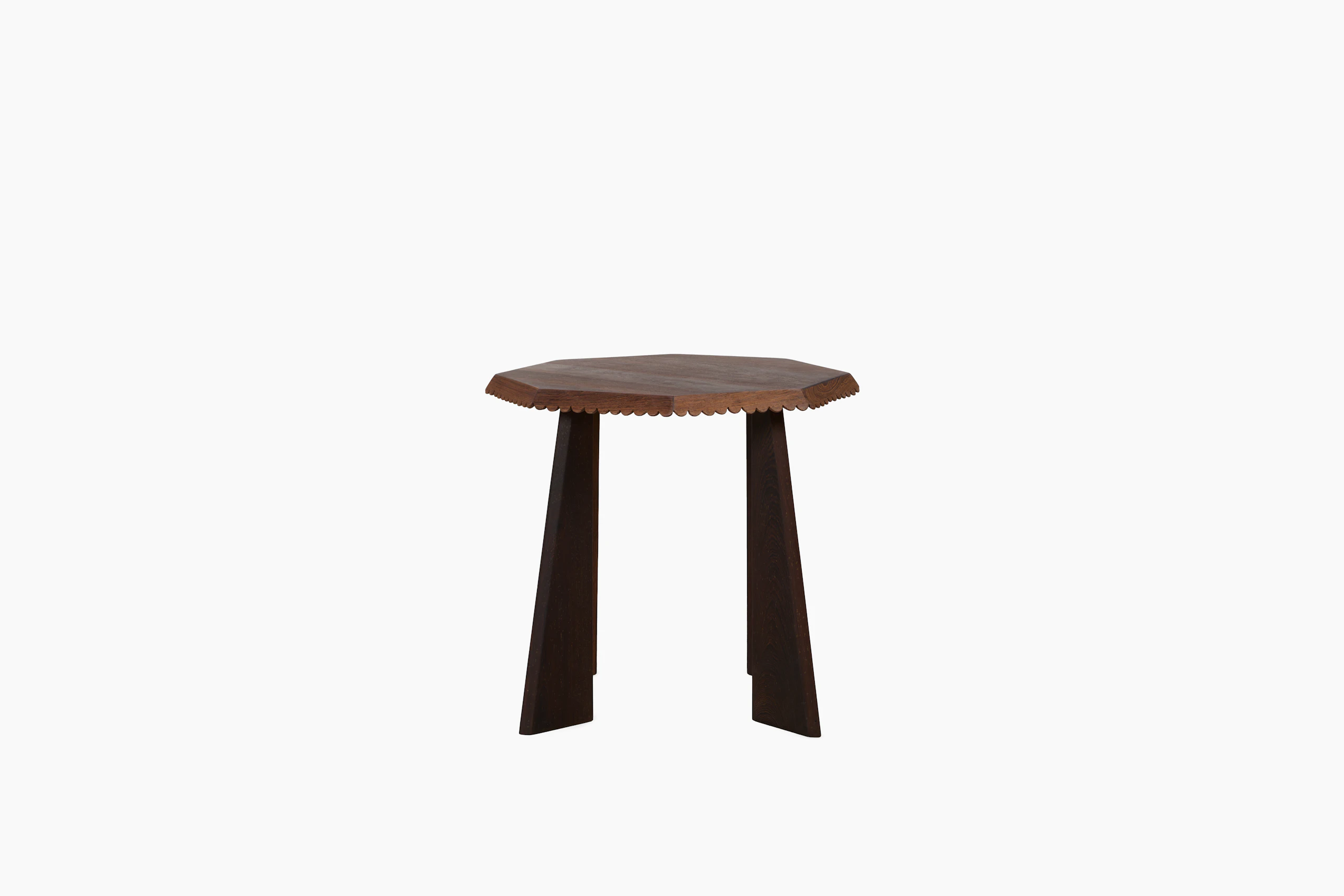 Lesire High Side Table - Panga Panga Wood