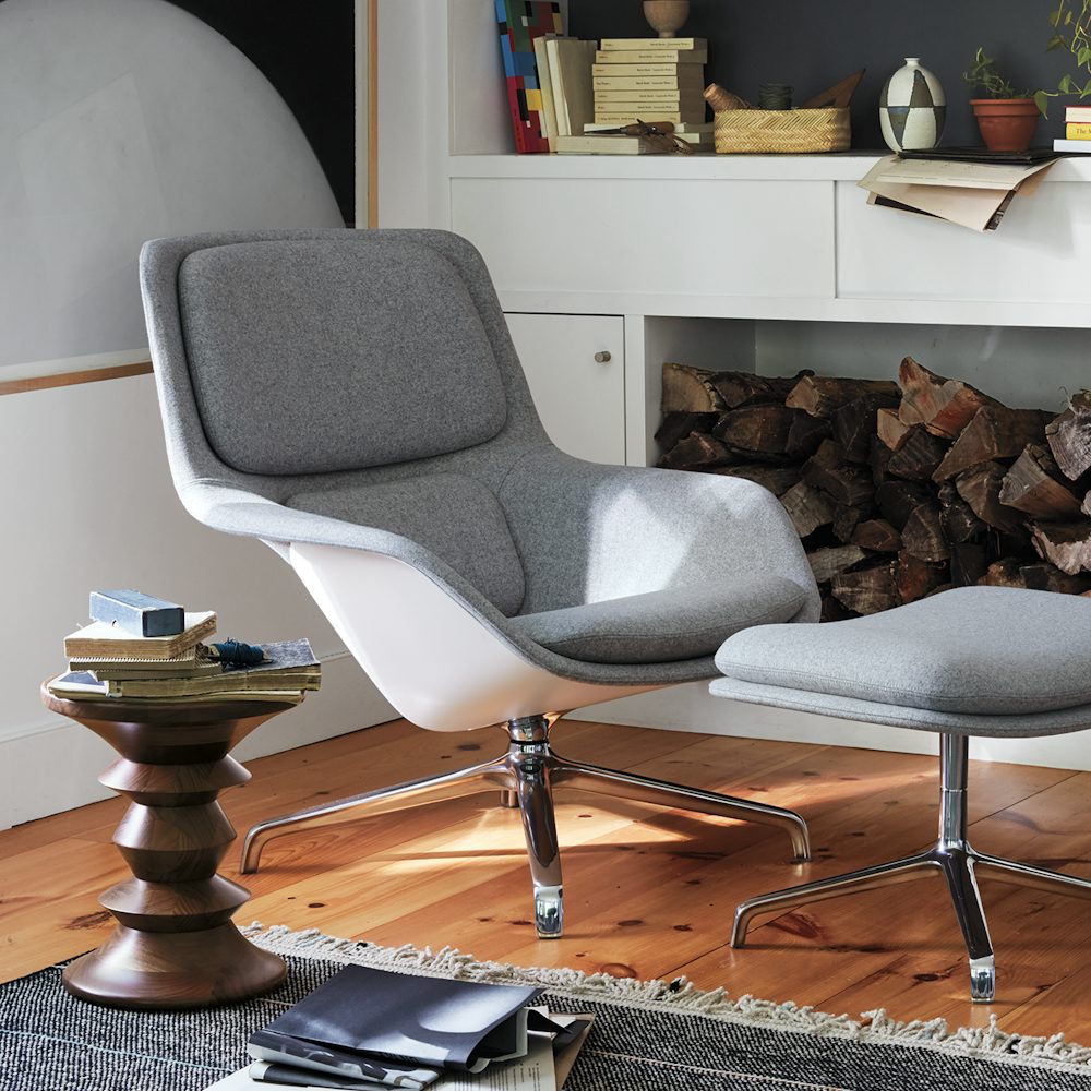 Striad Lounge Chair, Mid Back