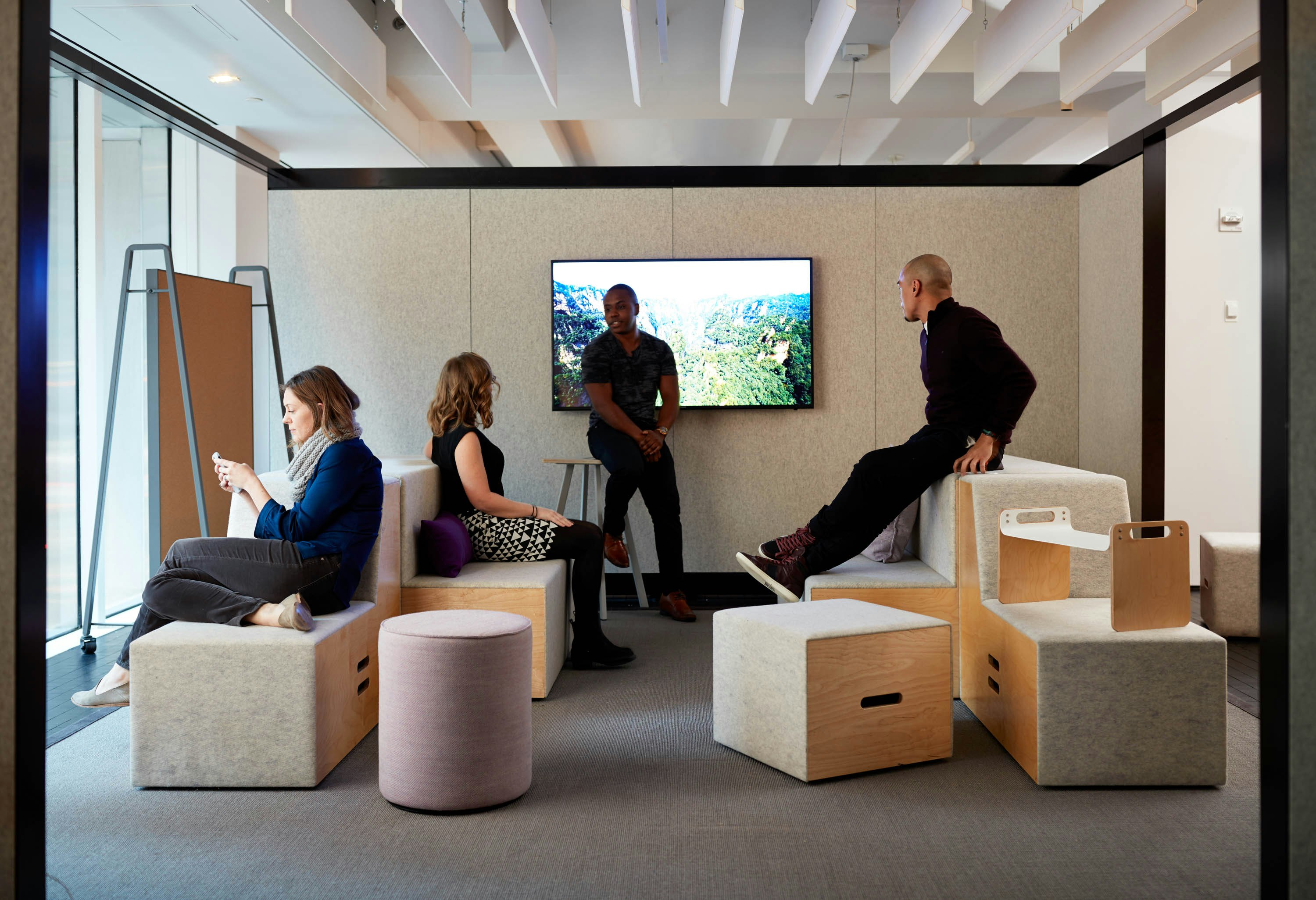 rockwell unscripted steps creative wall conversation board laptray easy stool