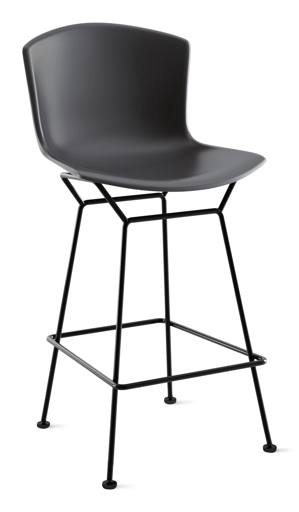 Bertoia Molded Shell Counter Stool