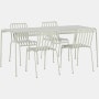 Palissade Dining Table and Chairs Set_No Arms