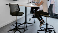 Multigeneration high task chair armless, Dividends Skyline table.
