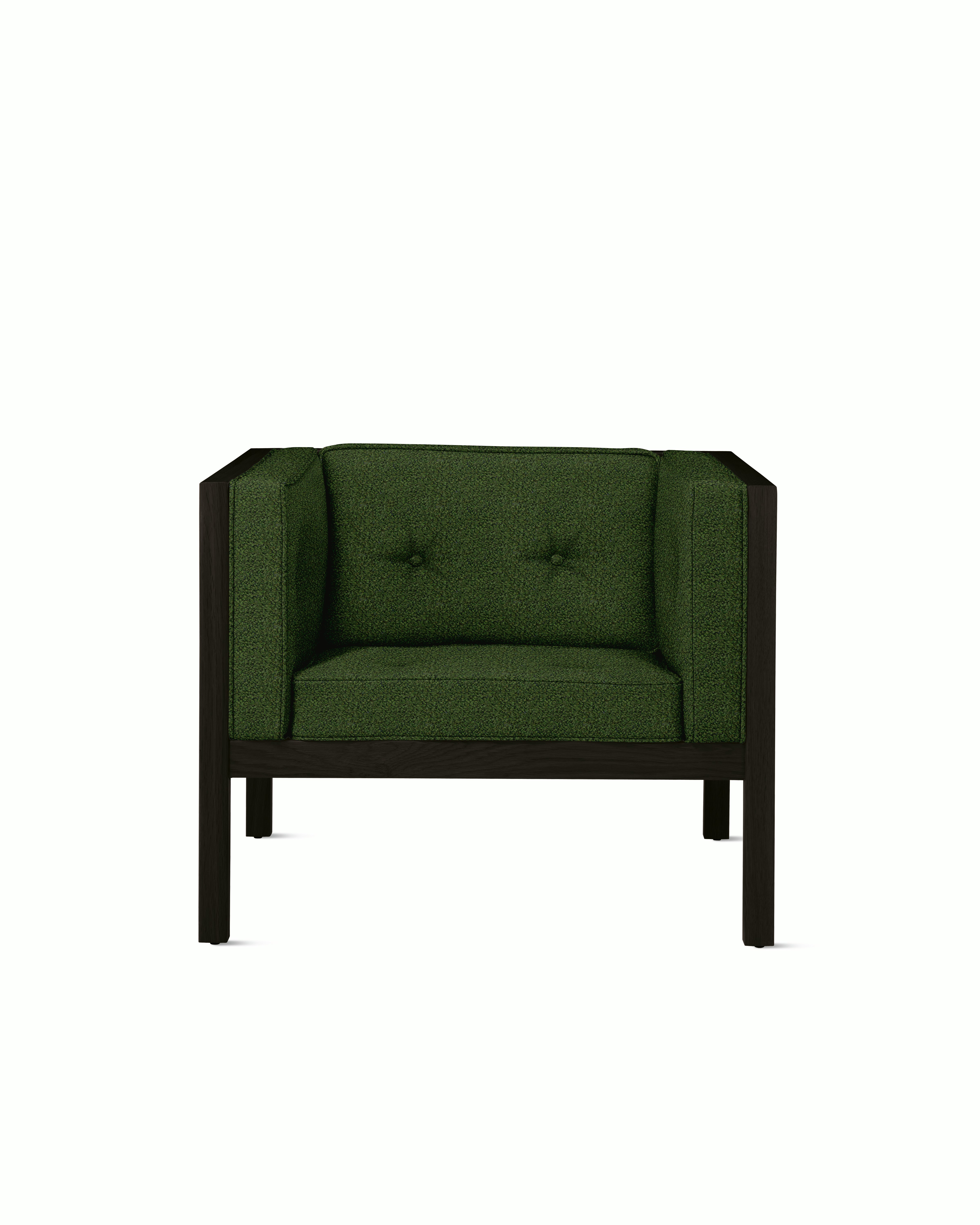 Cube Armchair - Whim,  Fir,  Black Stained Oak