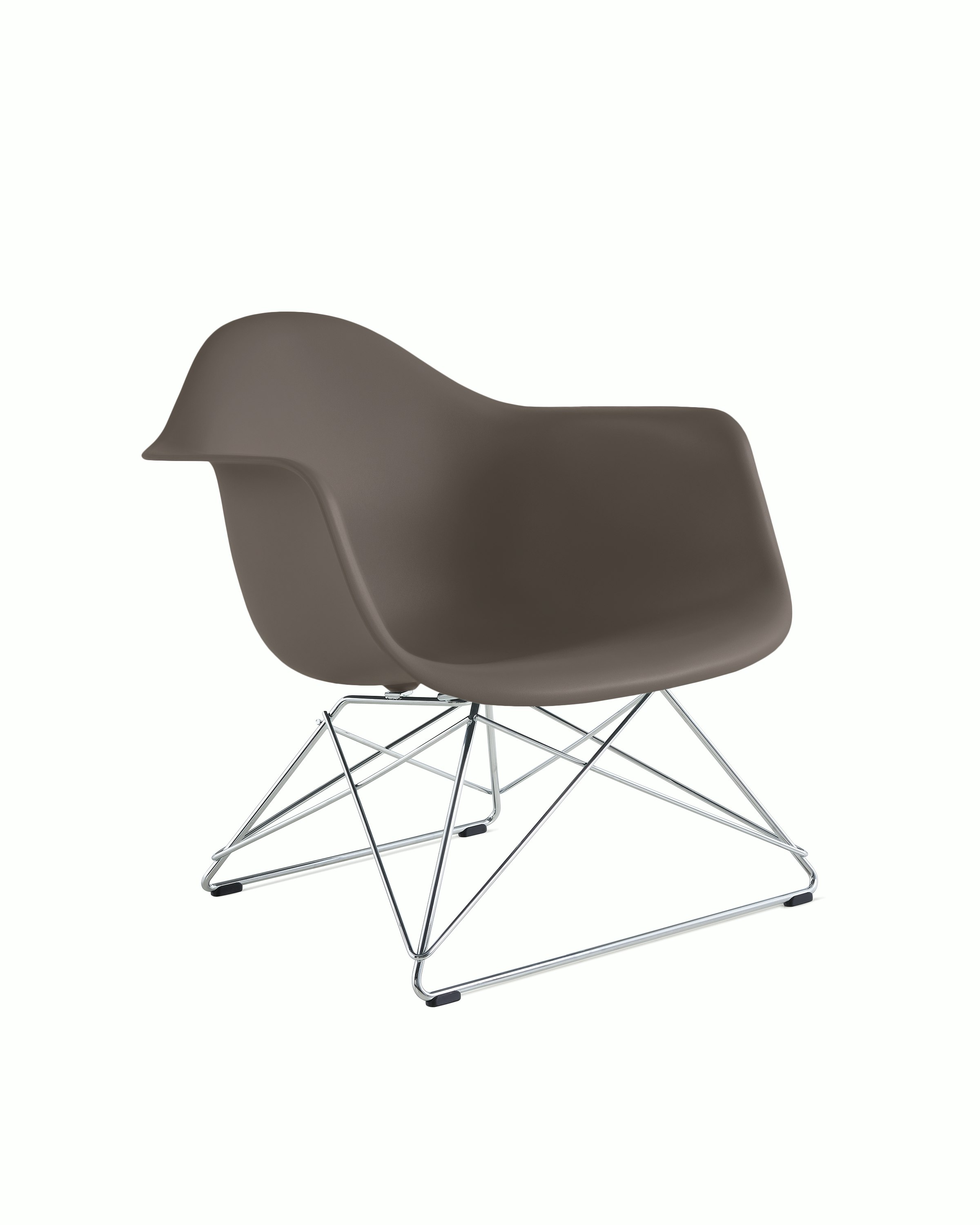 Eames Molded Plastic Low Wire Base Armchair