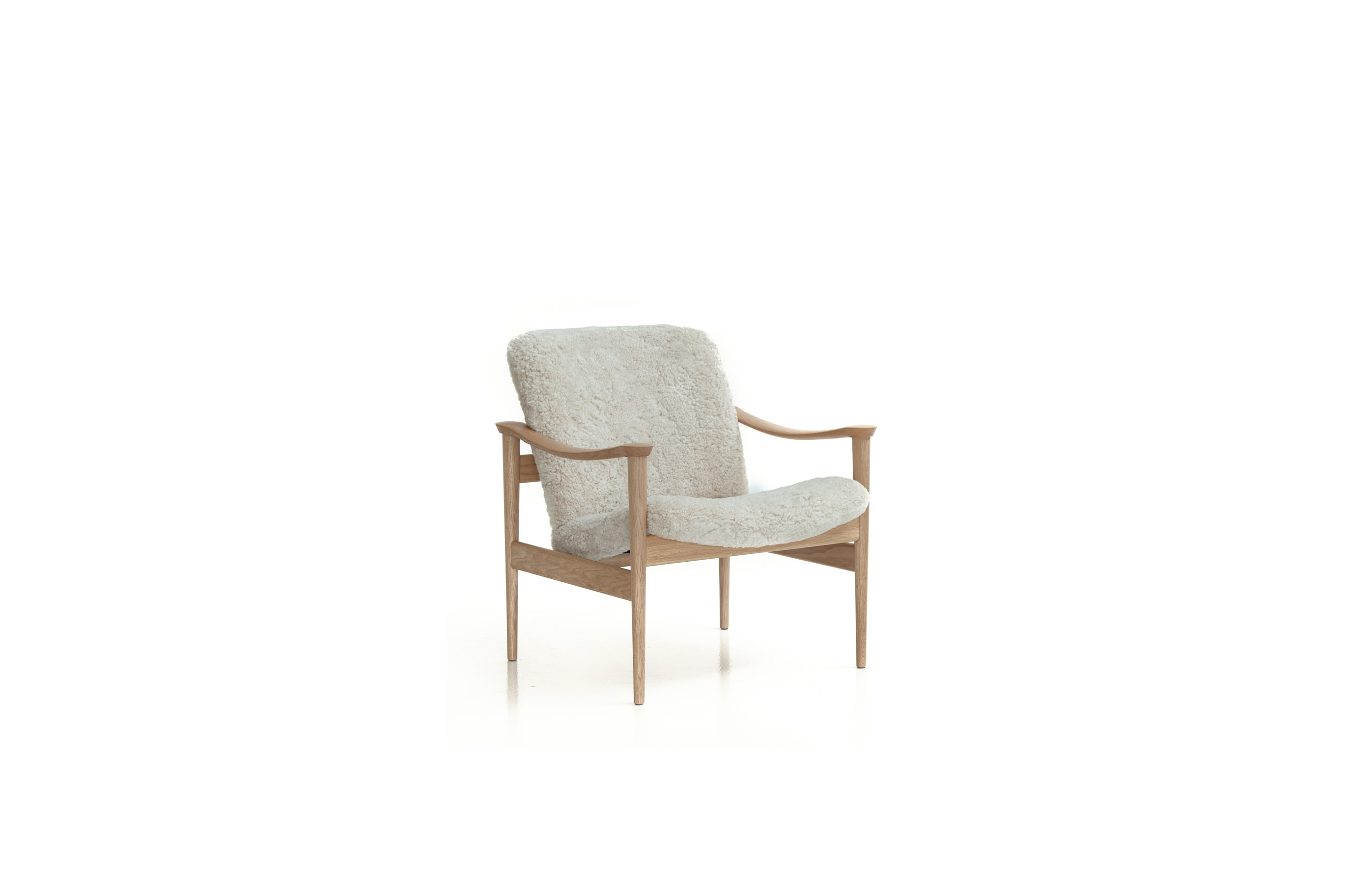 Modell 711 Chair - Shearling, Moonlight, Oak