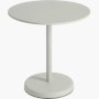 Linear Steel Café Table Linear Steel Café Table, Round
