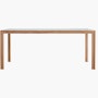Doubleframe Table Doubleframe Table, Carrara Top