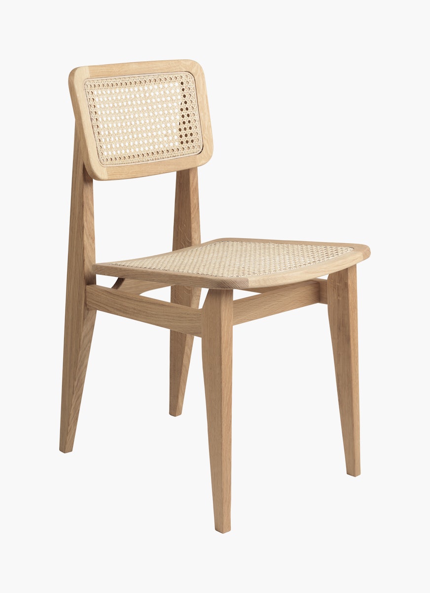 C Chair, French Cane