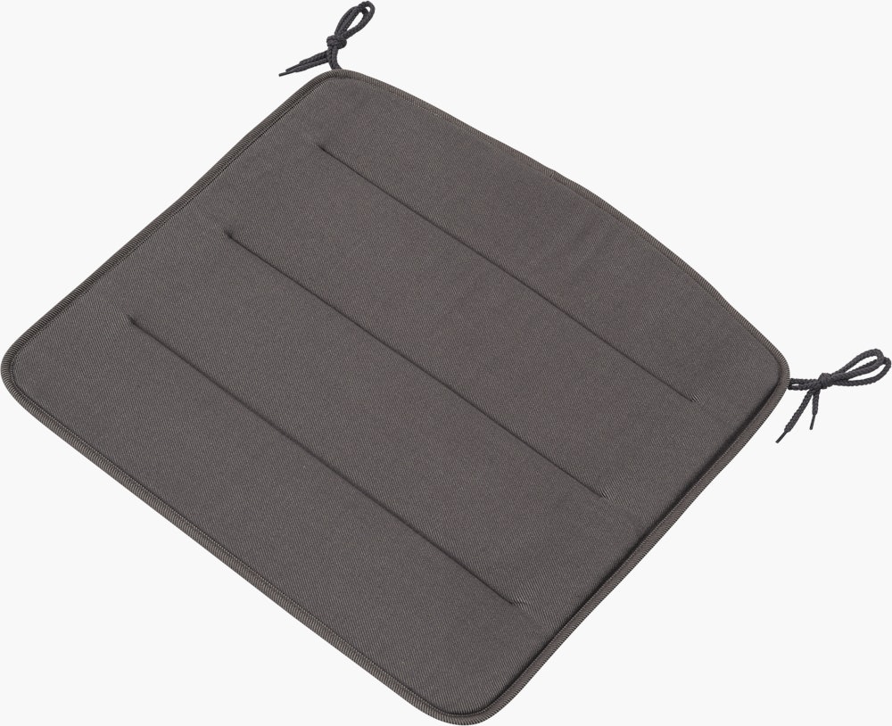 Linear Steel Lounge Chair Seat Pad - Lounge Chair Seat Pad in Dark Grey