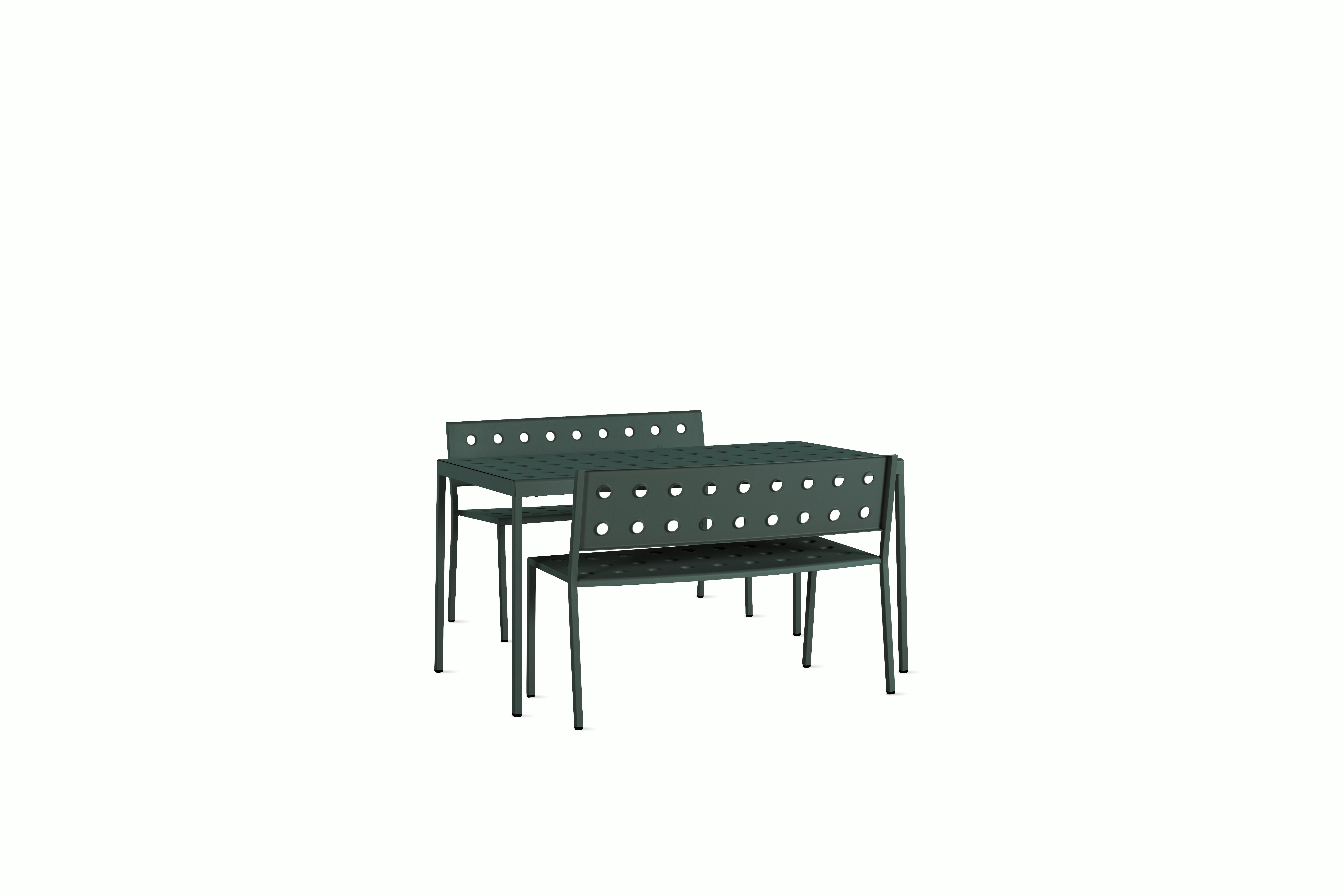 Balcony Dining Bench Set