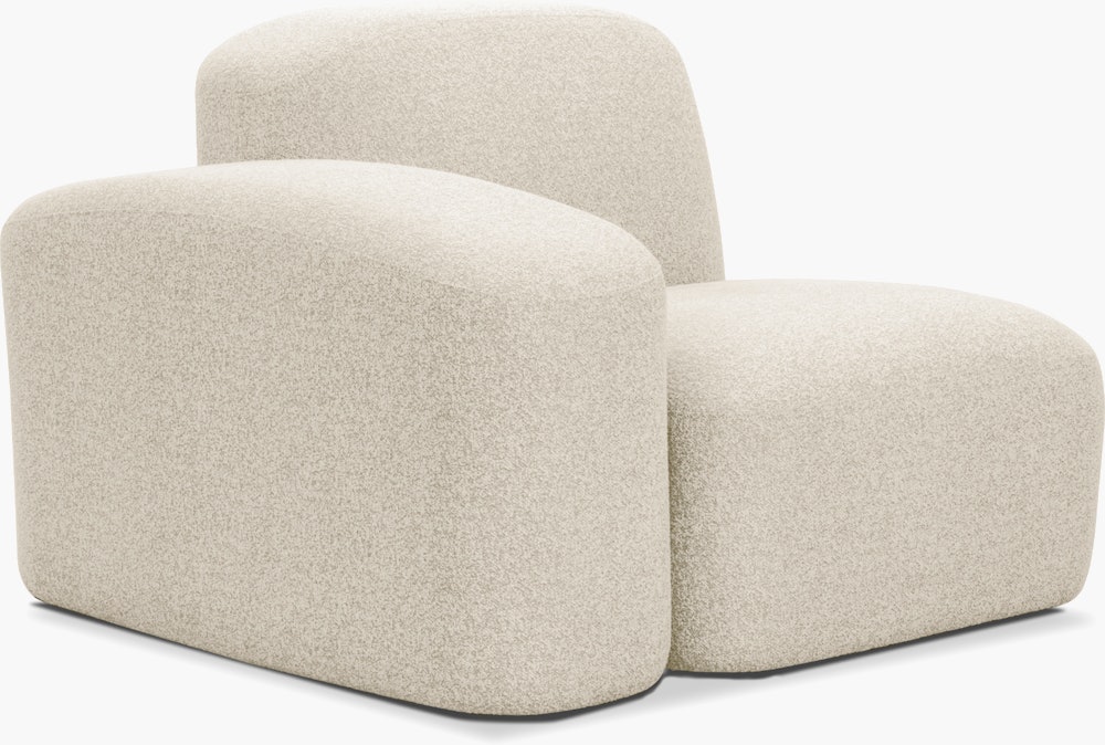 Muse Outdoor One Arm Single Seat - Left Arm Facing, Collaroy Static