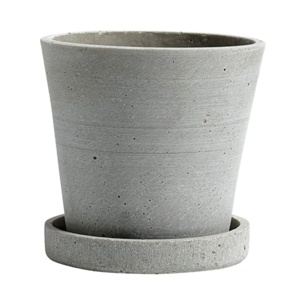 Flowerpot with Saucer - with drainage