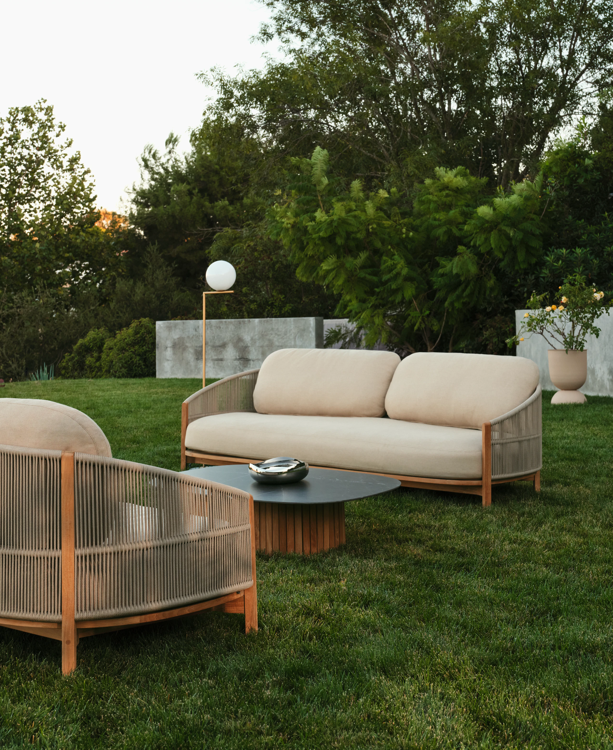 Softlands Outdoor Sofa and Coffee Table