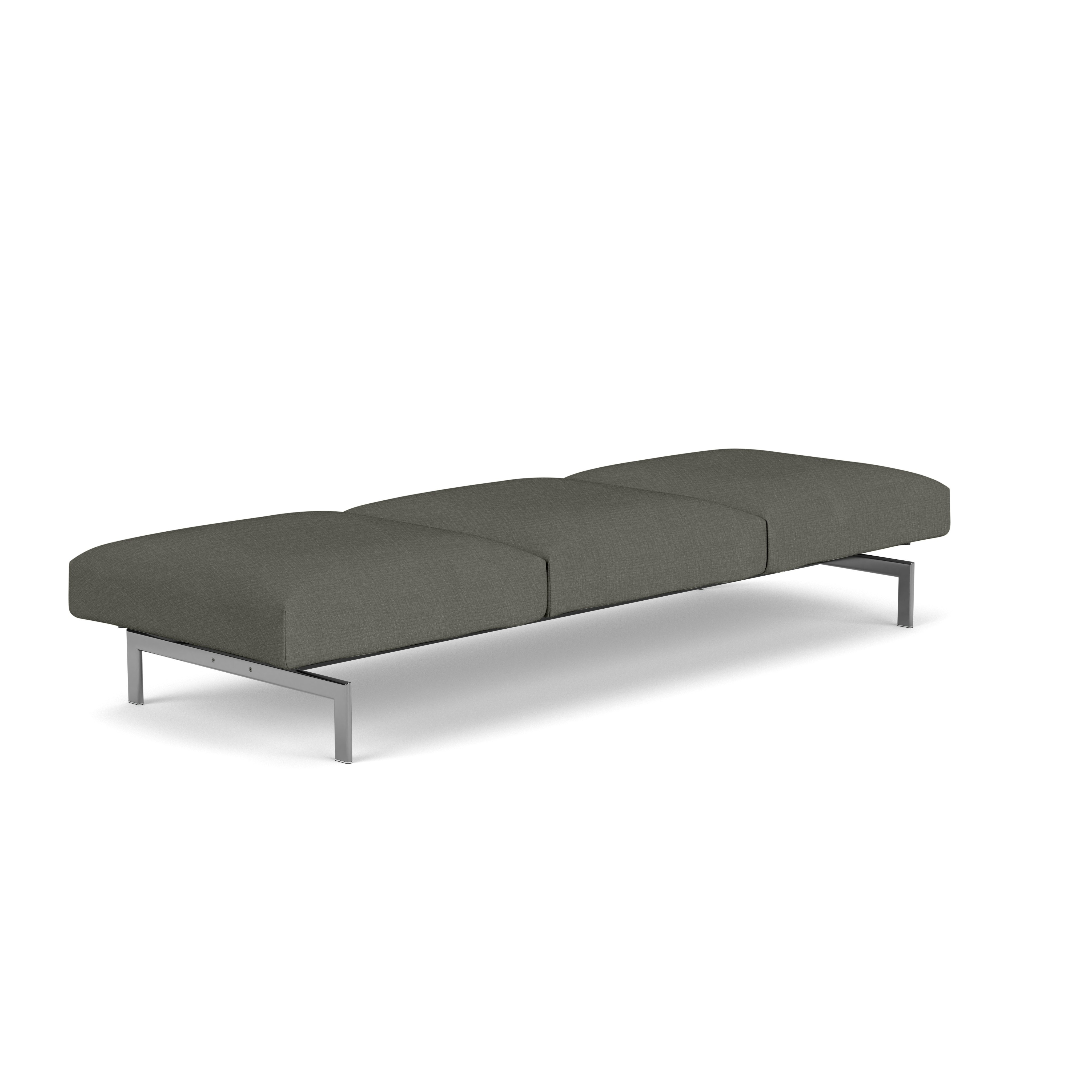 Avio Bench - Three Seater,  Topos,  Cliff,  Polished Chrome