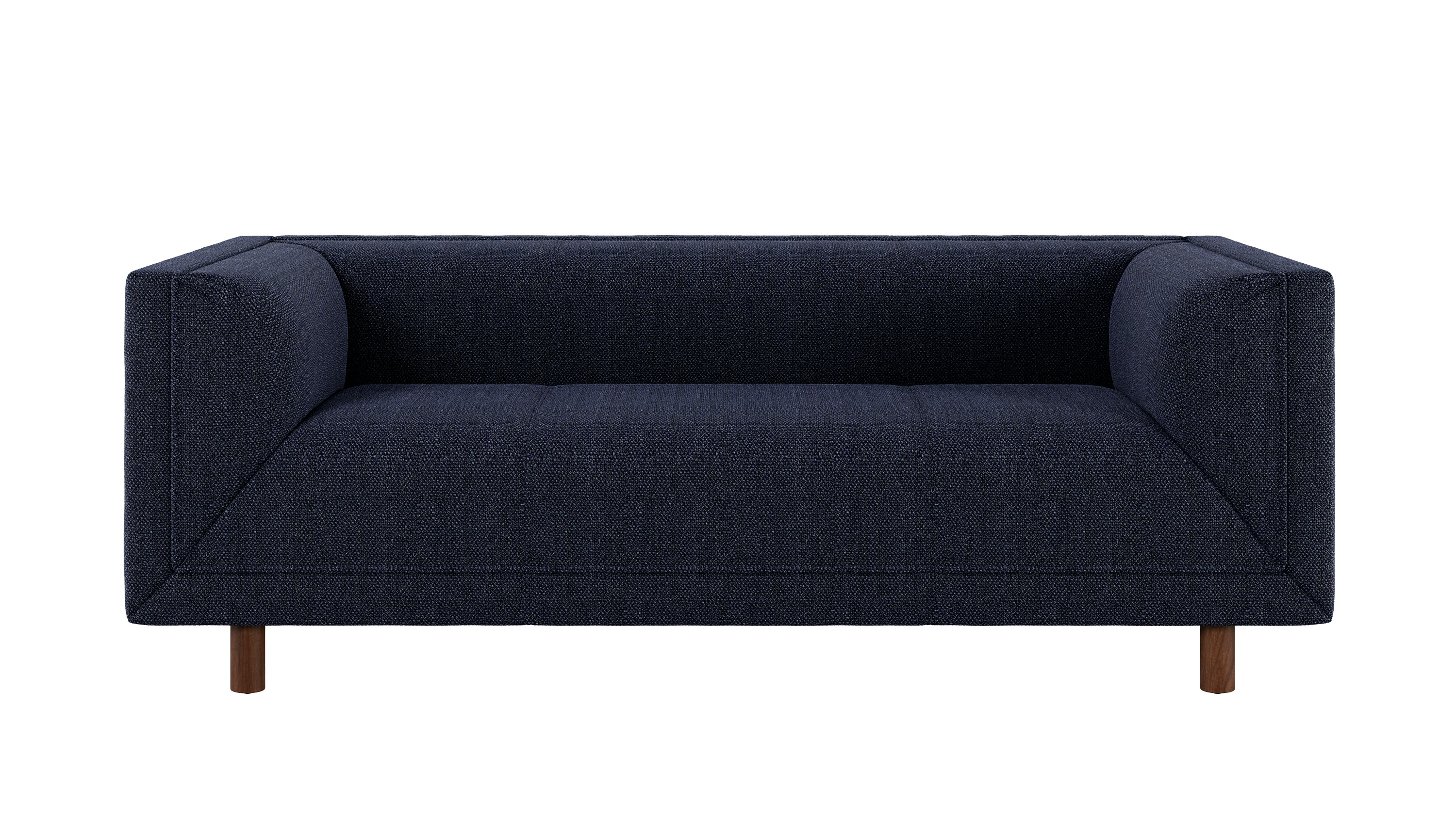 Rolled Arm Sofa 72,  Capri,  Ink,  Walnut