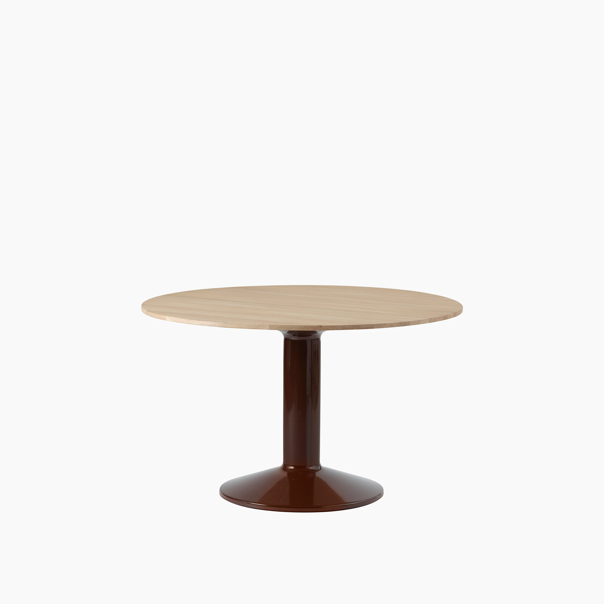 Midst table 120 oak dark red