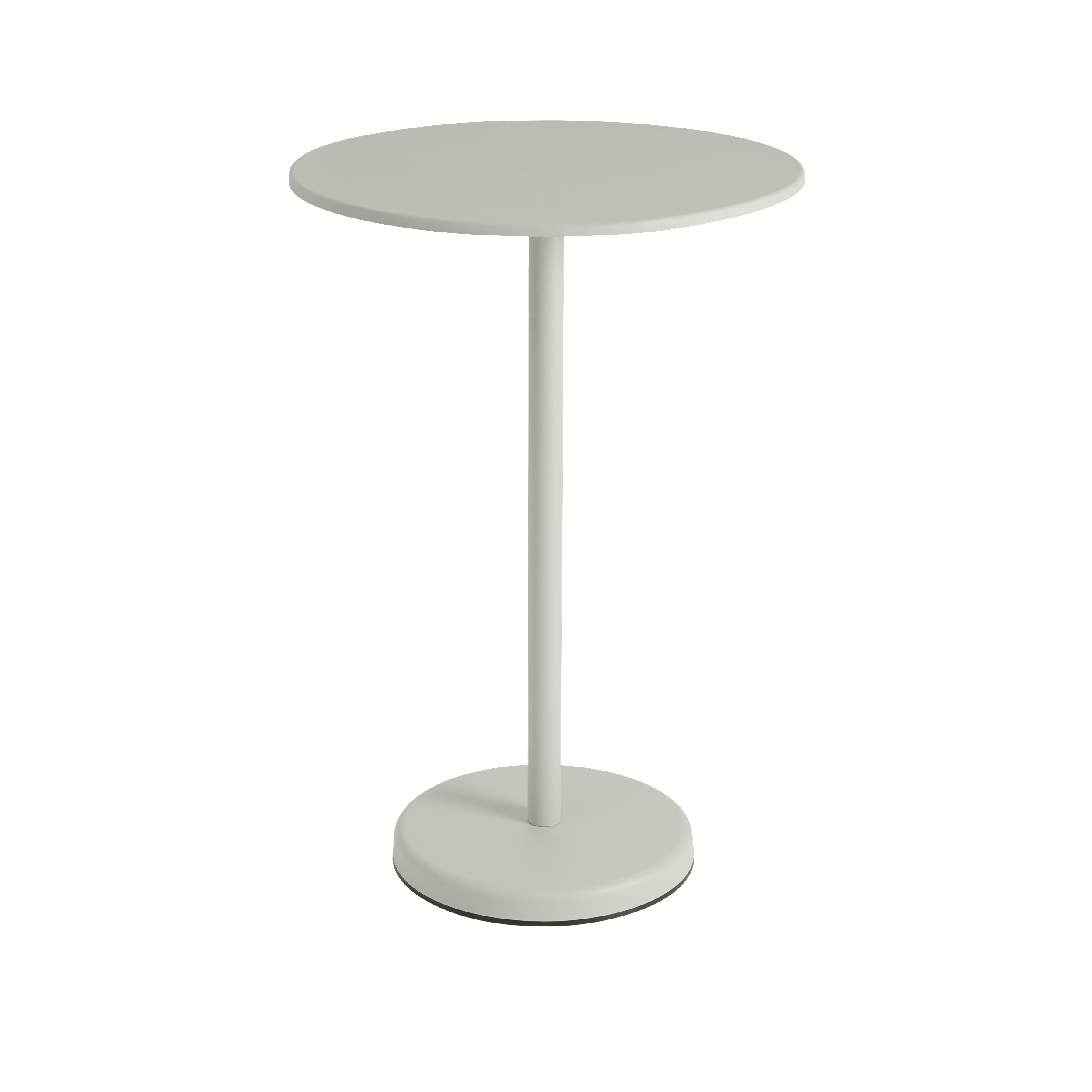 Linear Steel High Round Table