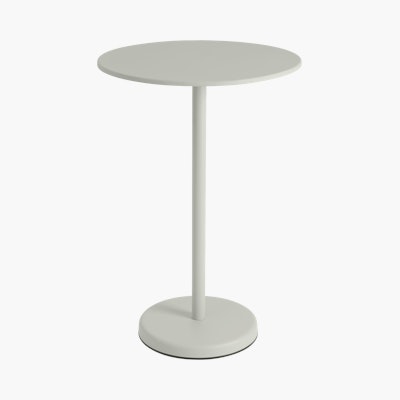 Linear Steel High Table Linear Steel High Round Table