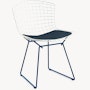 Bertoia Two-Tone Side Chair with Seat Pad