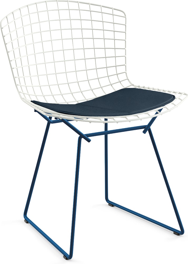 Bertoia Two-Tone Side Chair with Seat Pad