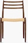 Moller Model 78 Side Chair with Woven Seat
