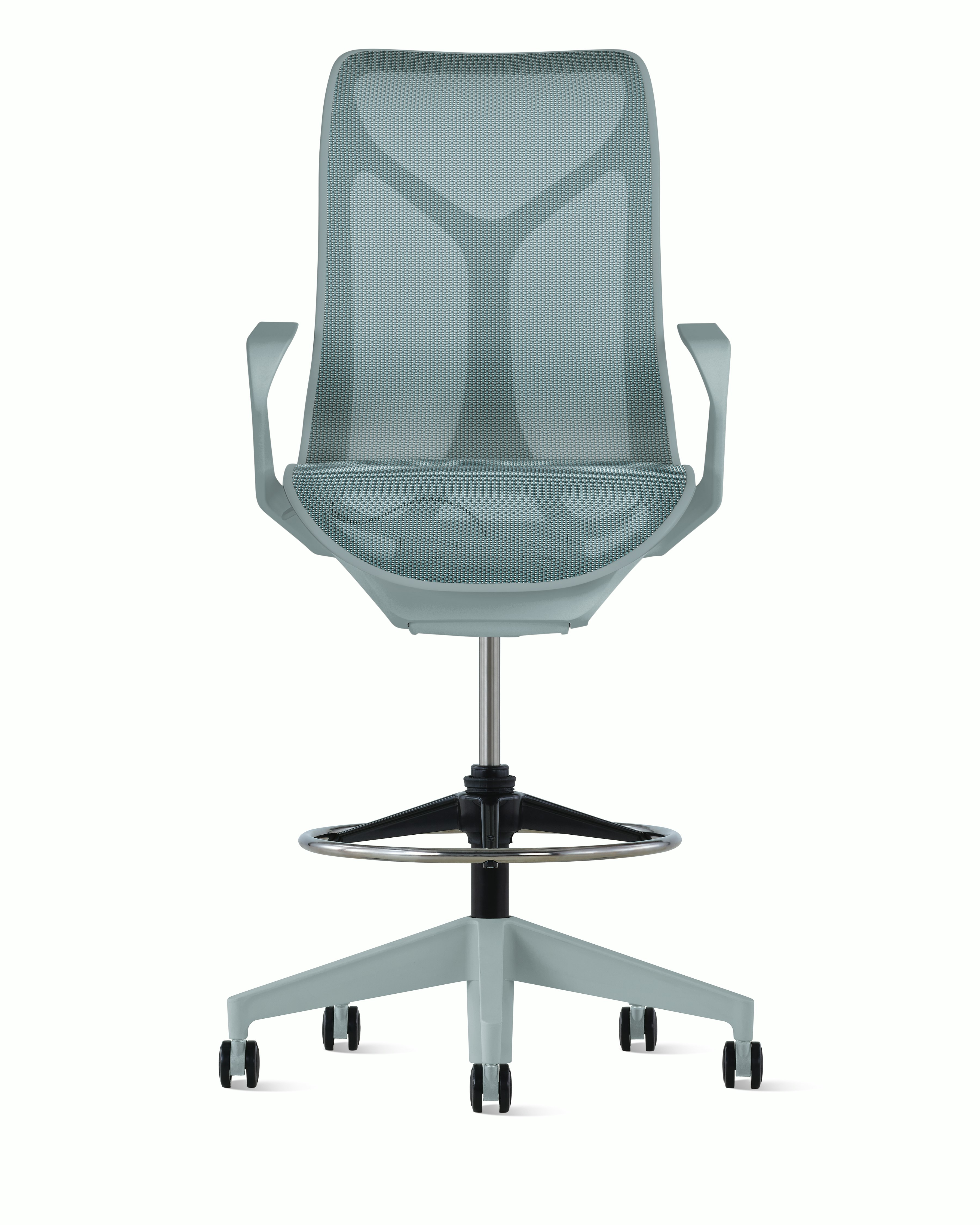 Cosm Stool Mid Back Fixed Arm