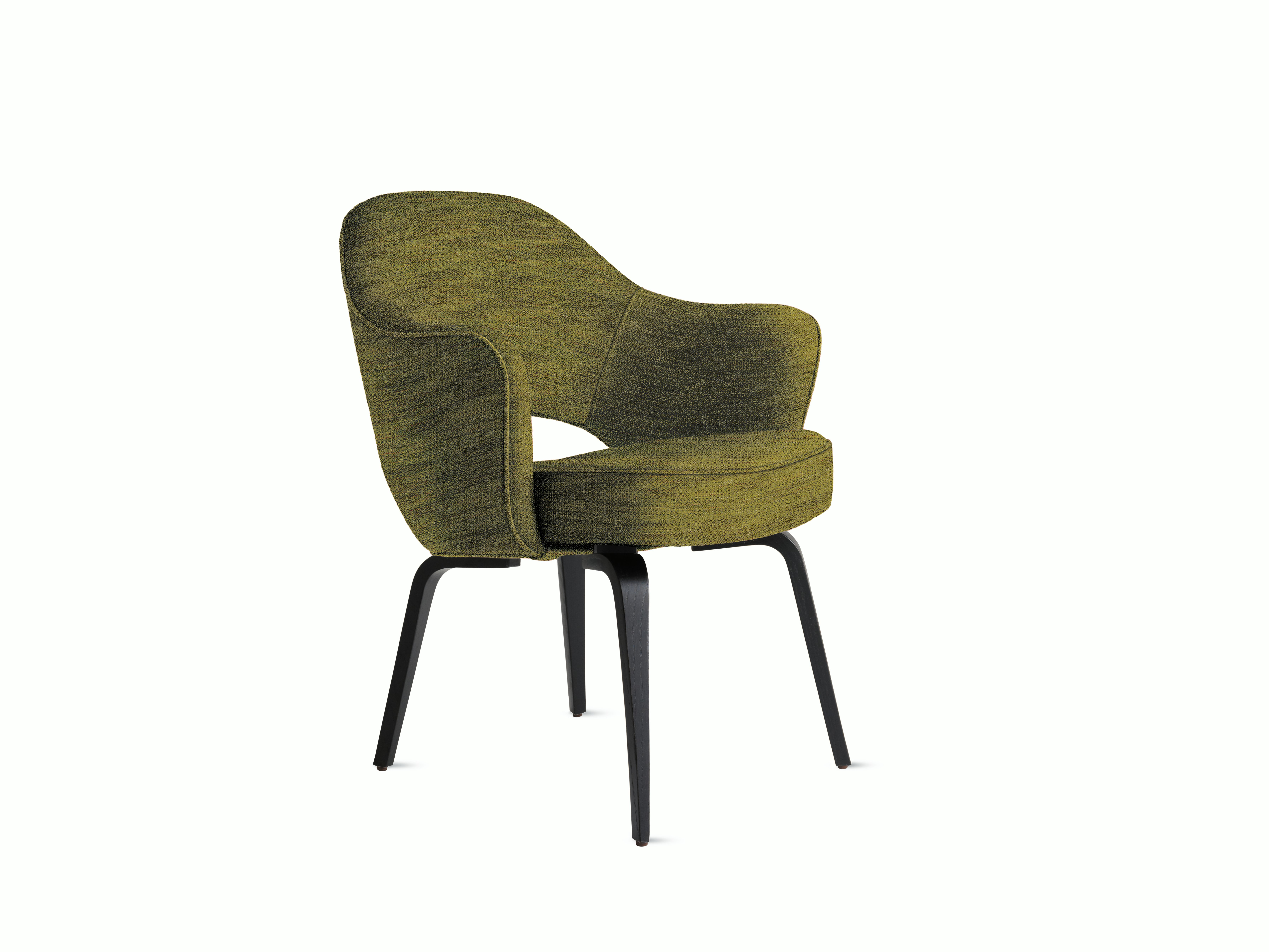 Saarinen Executive Armchair with Wood Legs