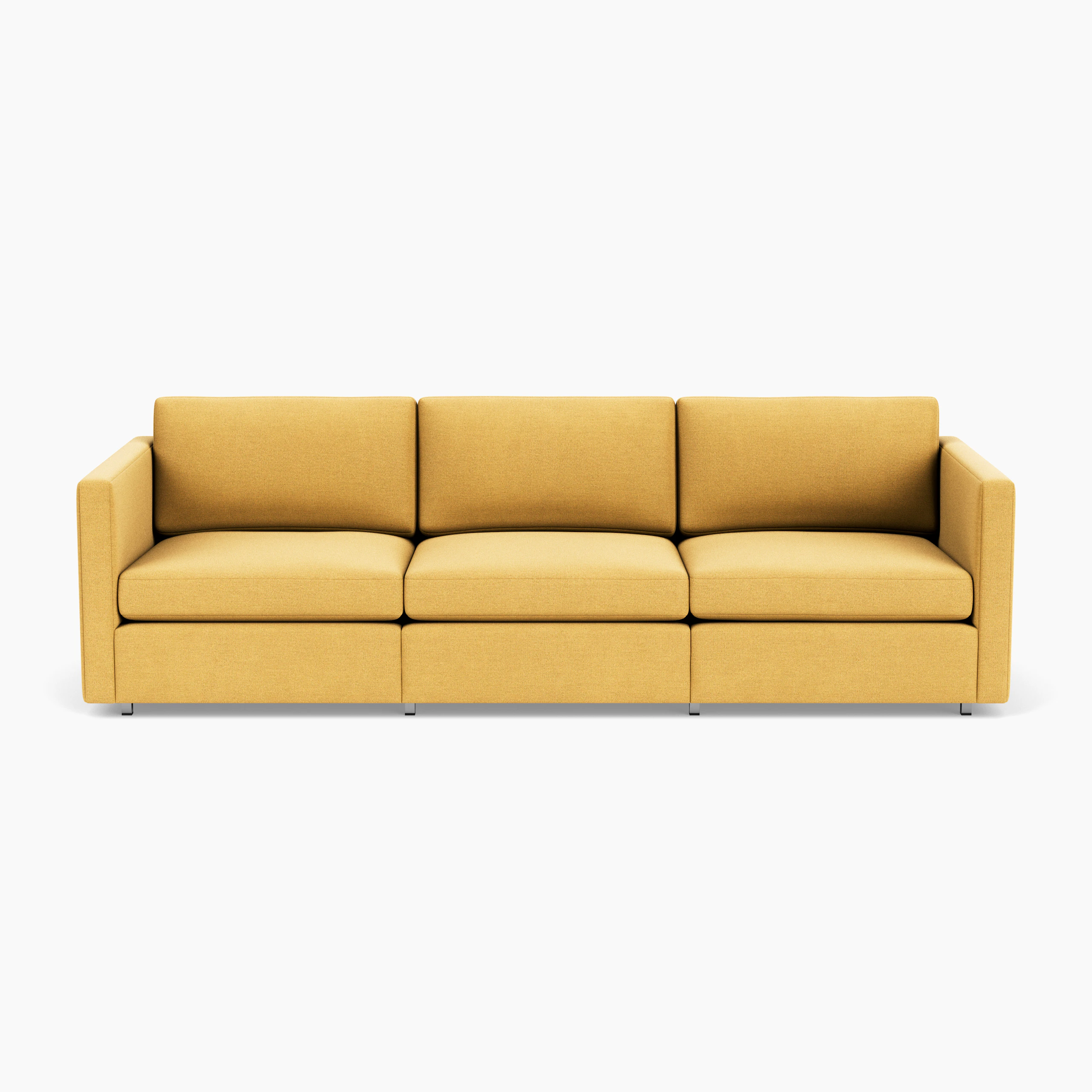 Pfister Sofa - Ultrasuede, Citron