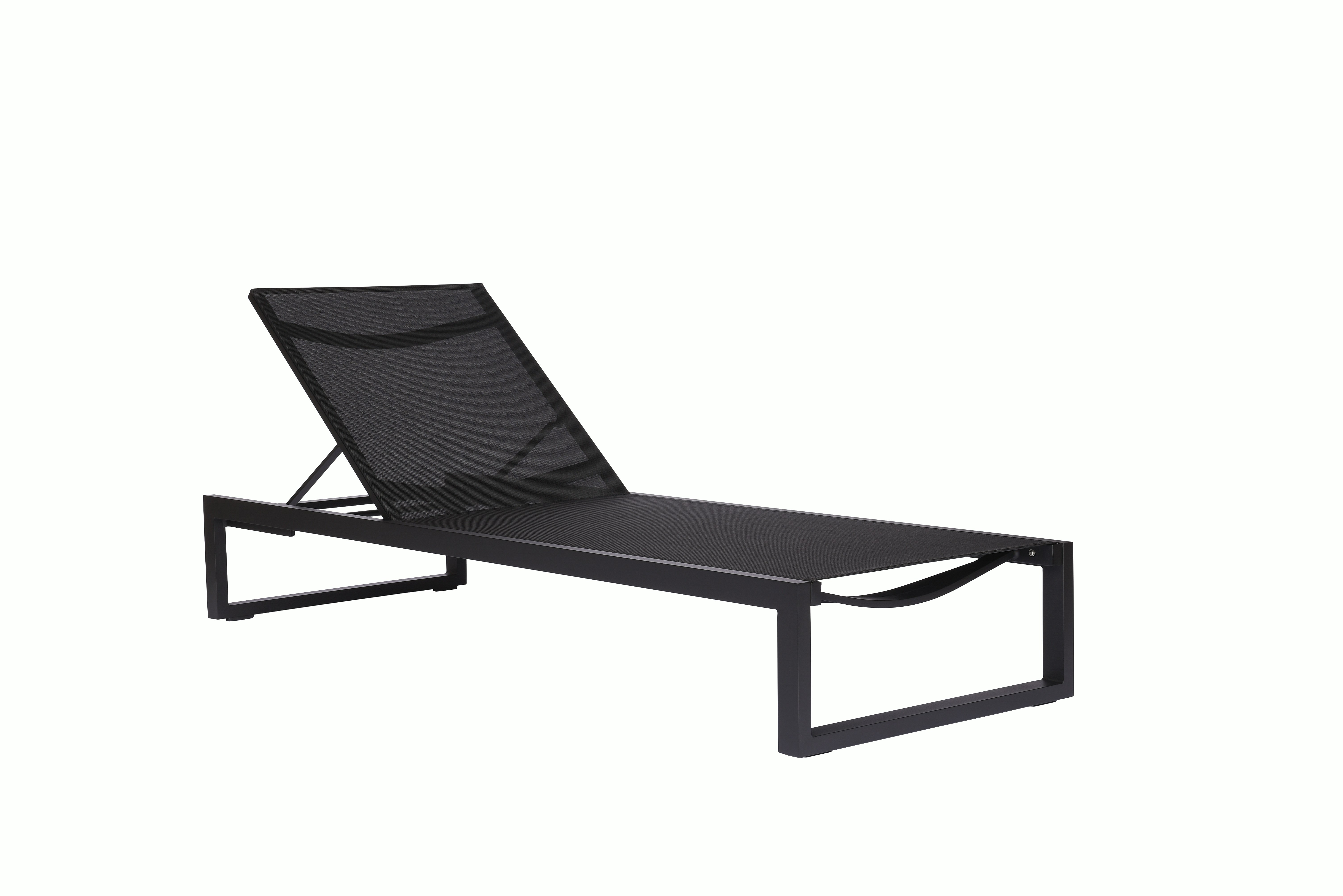 Eos Chaise Lounge in Black