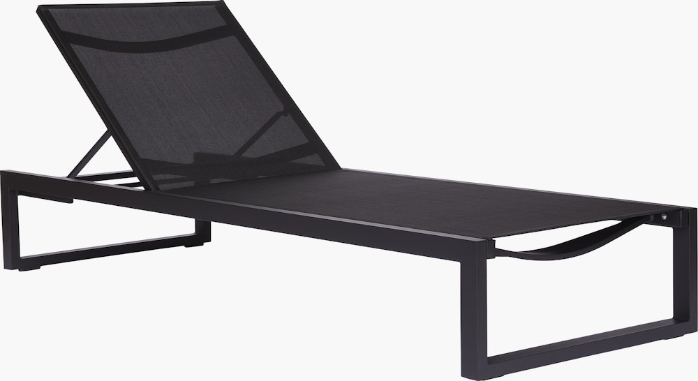 Eos Chaise Lounge in Black