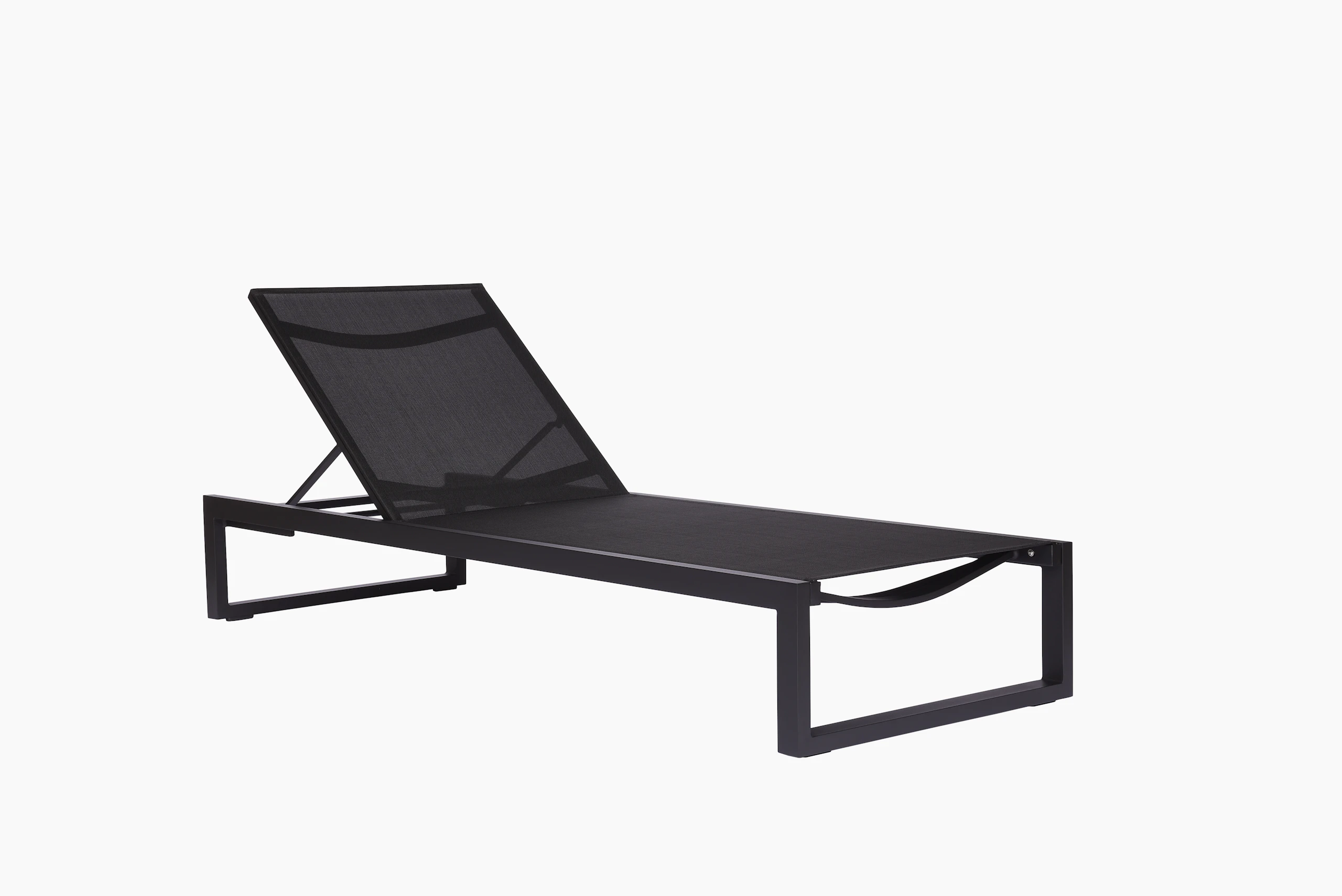 Eos Chaise Lounge in Black