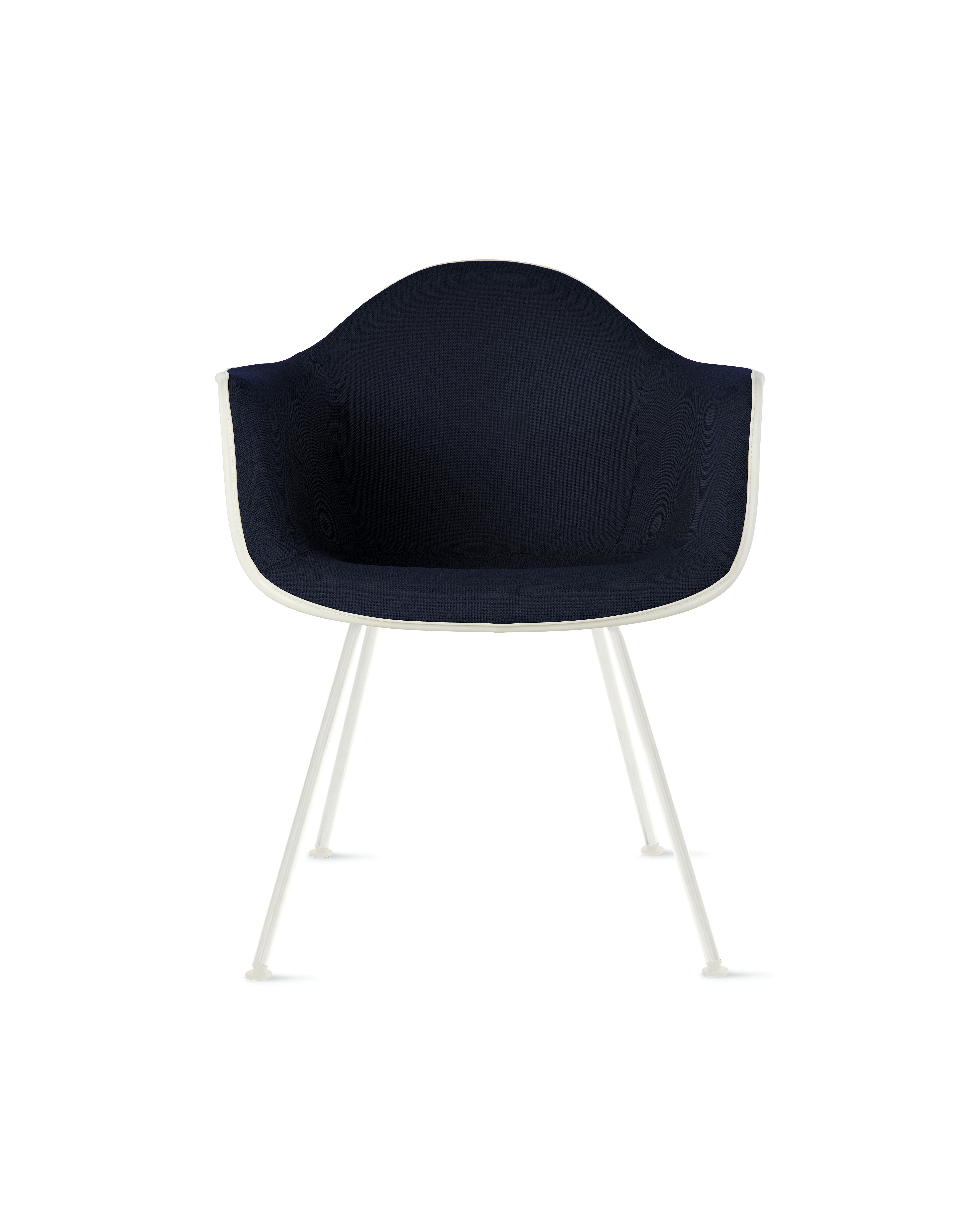 Eames Upholstered Molded Plastic Armchair