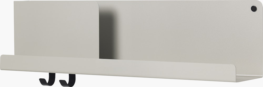 Folded Shelves - 24.75" x 6.5"",  Grey"