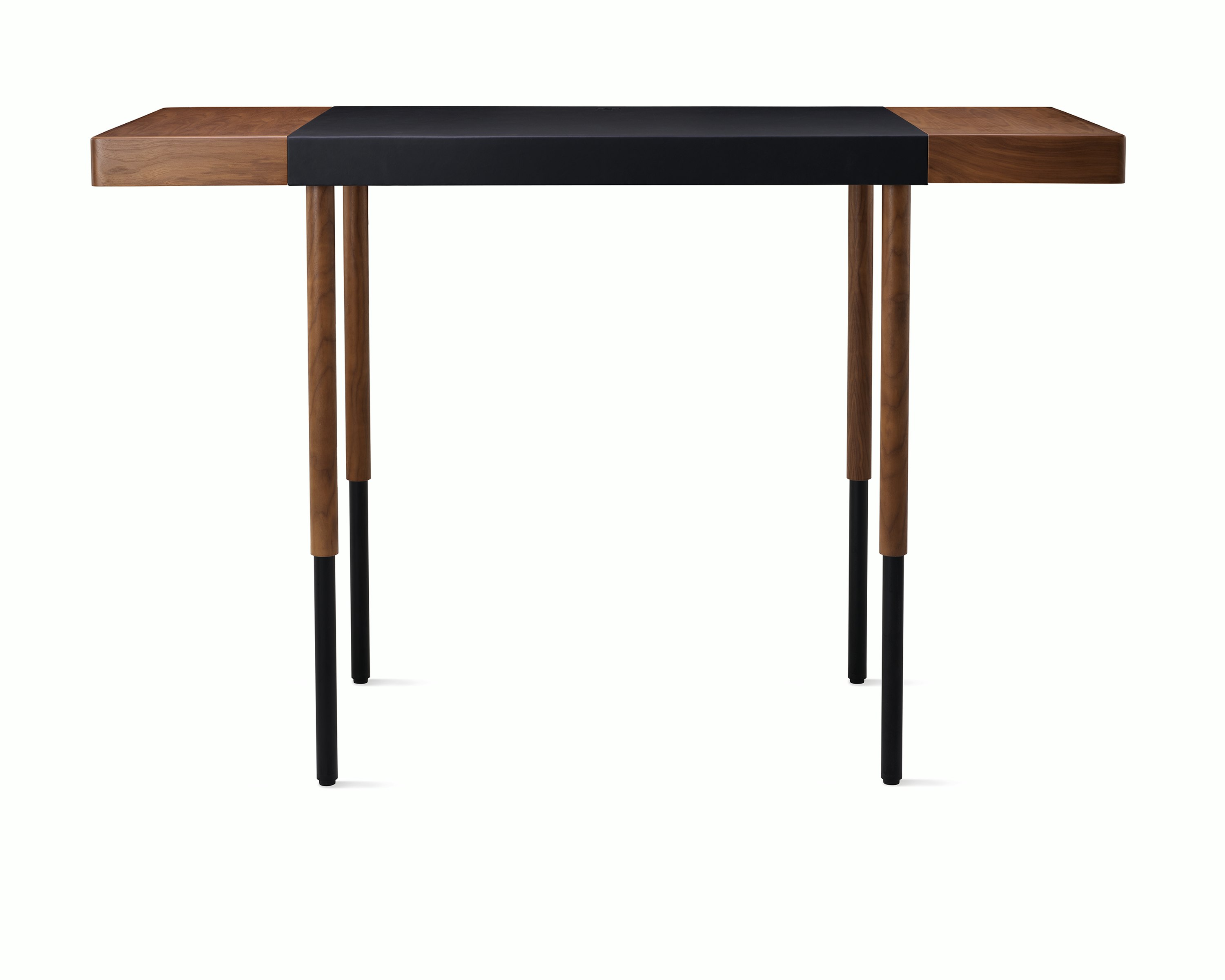 New Canaan Leatherwrap Sit-to-Stand Desk, Geiger | MillerKnoll