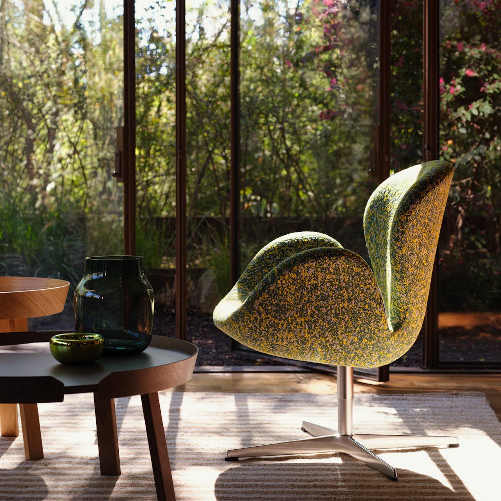 Swan Chair in Atom Green