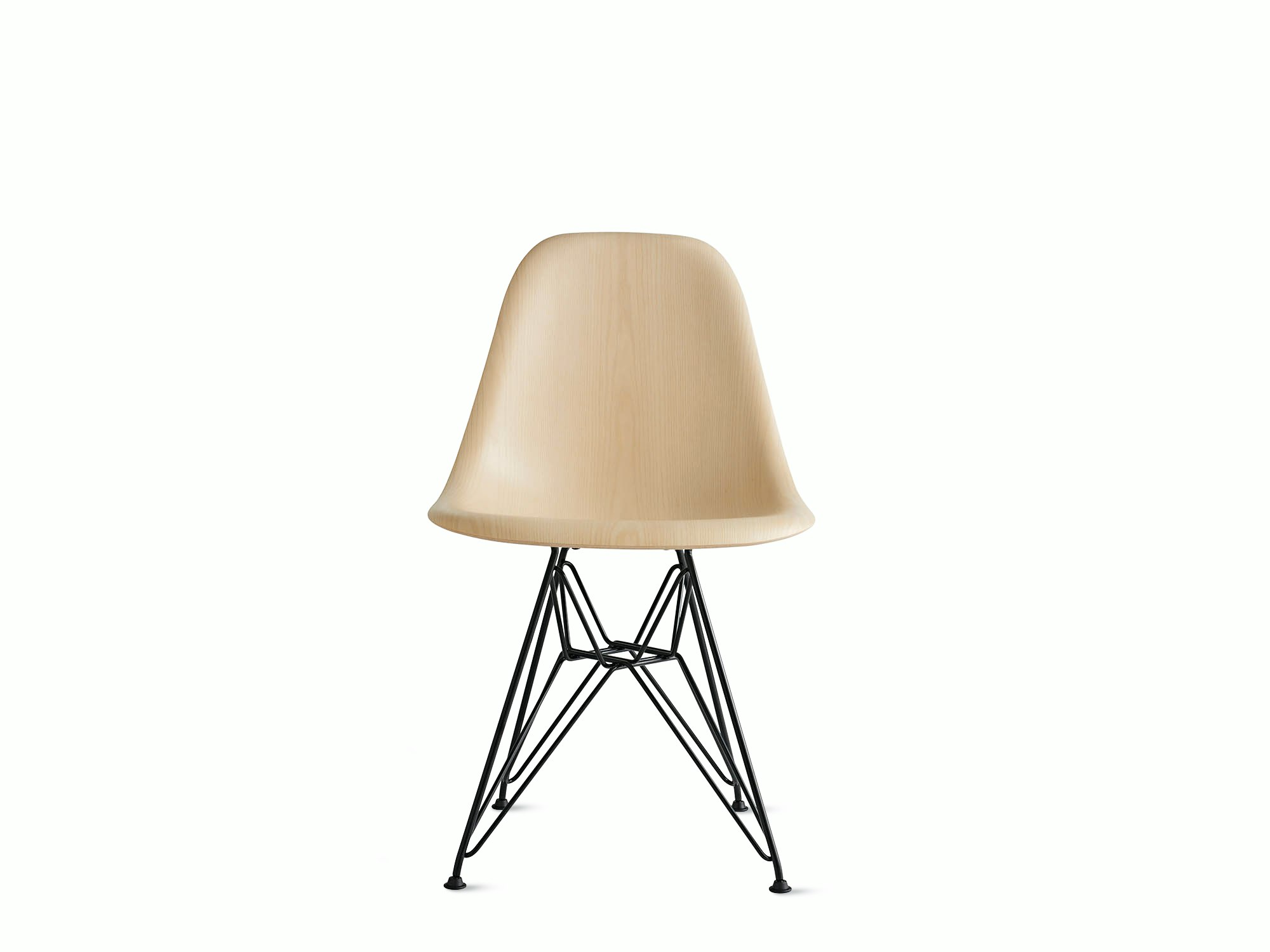 Eames Molded Wood Wire-Base Side Chair (DWSR)